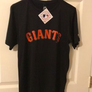 Boys Youth Giants Black T-Shirt